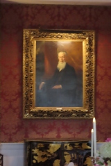 Mr William McEwan, Mrs Greville's father, a Scottish politician and brewer who paid for the house and its running. His portrait hangs in the dining room.